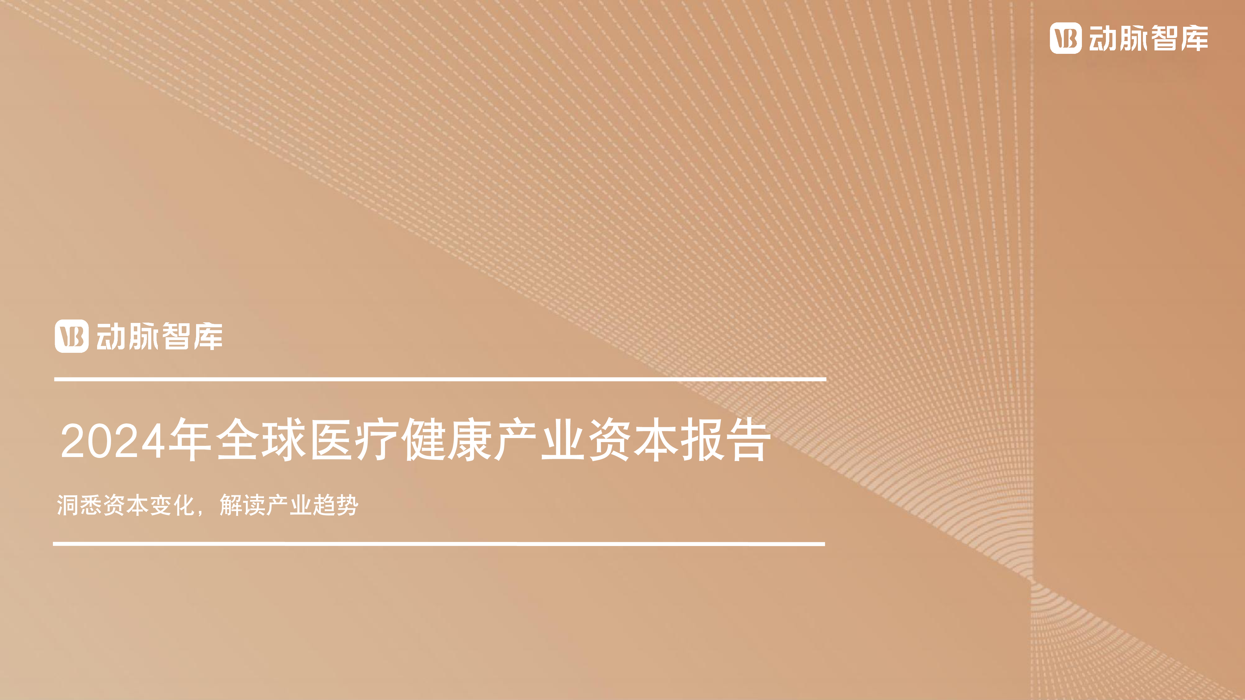 动脉智库2024年全球医疗健康产业资本报告34页